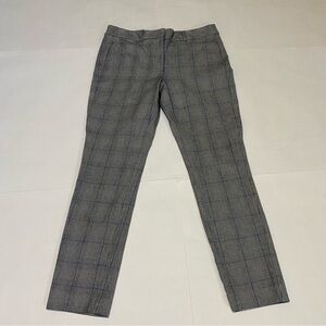 58. Loft High Waist Skinny plaid pants, size 6